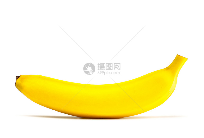 单黄金色香蕉图片