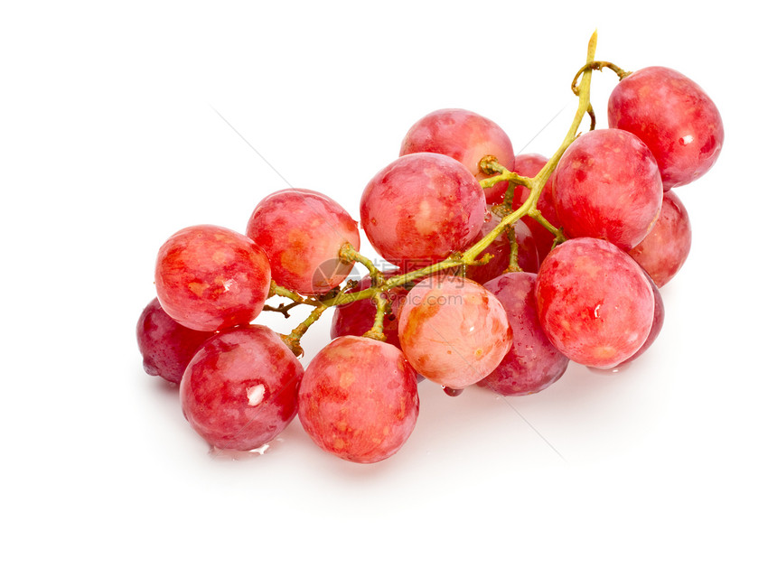 一堆红葡萄藤蔓果汁照片红色水果生物绿色食品食物收成图片
