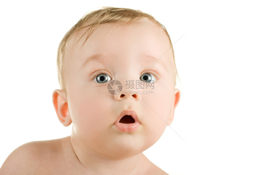 男婴婴儿孩子儿子喜悦童年乐趣男性新生眼睛皮肤微笑图片