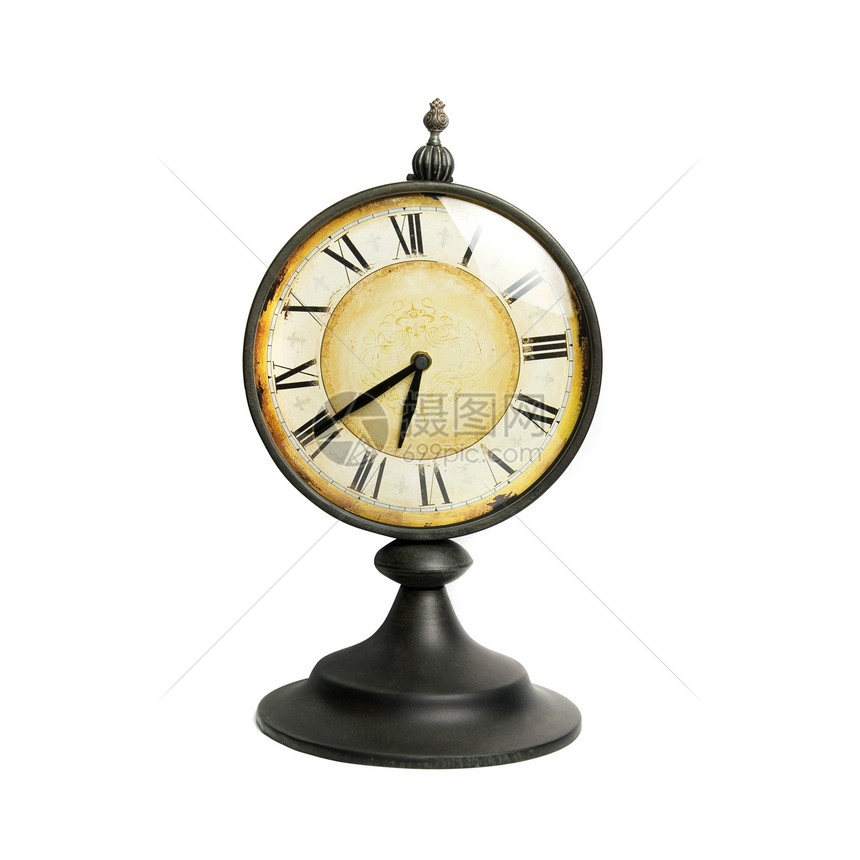 古老的钟表脸历史古董时间乐器拨号手表小时宏观倒数金子图片