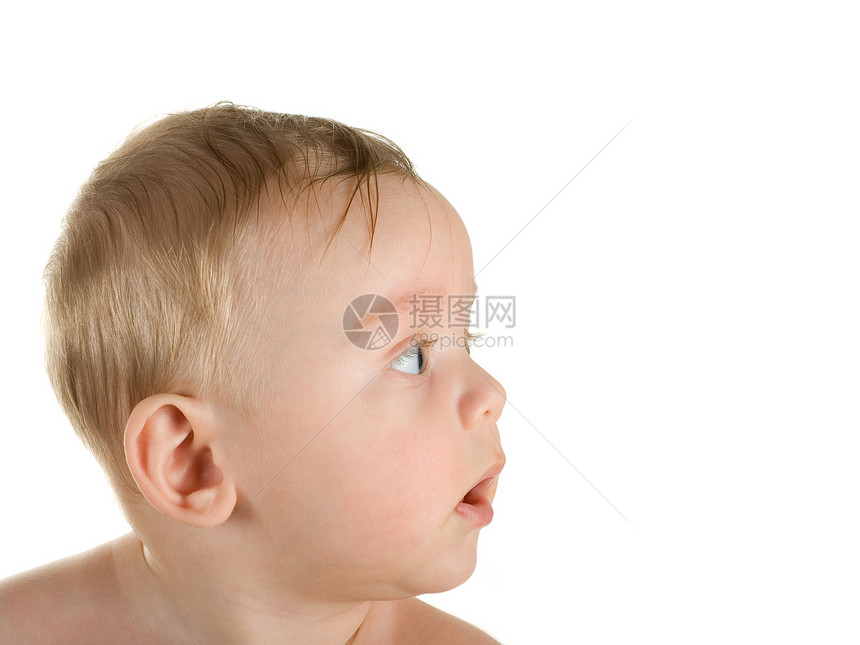 男婴婴儿幸福皮肤孩子蓝色喜悦男性微笑眼睛男生乐趣图片