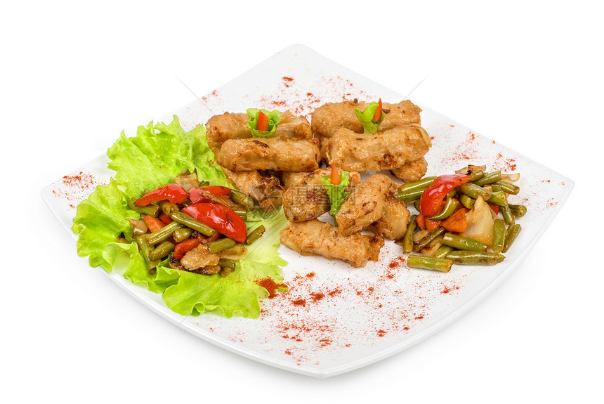 东方沙拉桌子食物菜单火焰饮食环境用餐餐厅阳光盘子图片