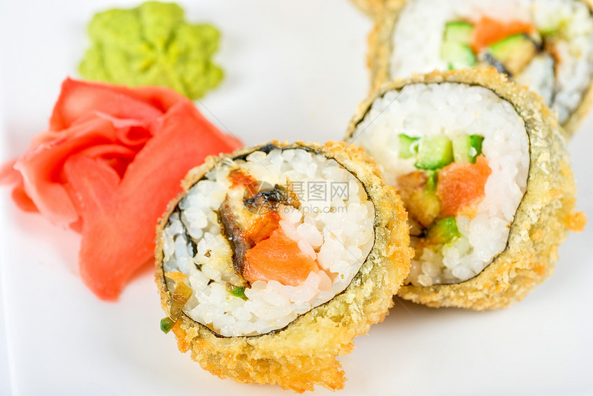 寿司午餐用餐美食美味餐厅重量黄瓜异国海藻饮食图片
