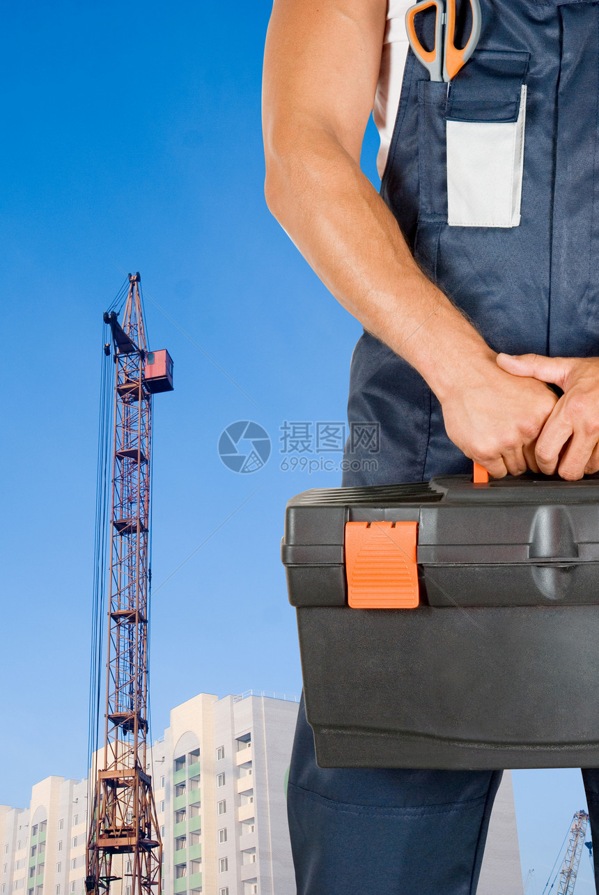 修理工金属安全建设者塑料危险工具男性盒子承包商就业图片