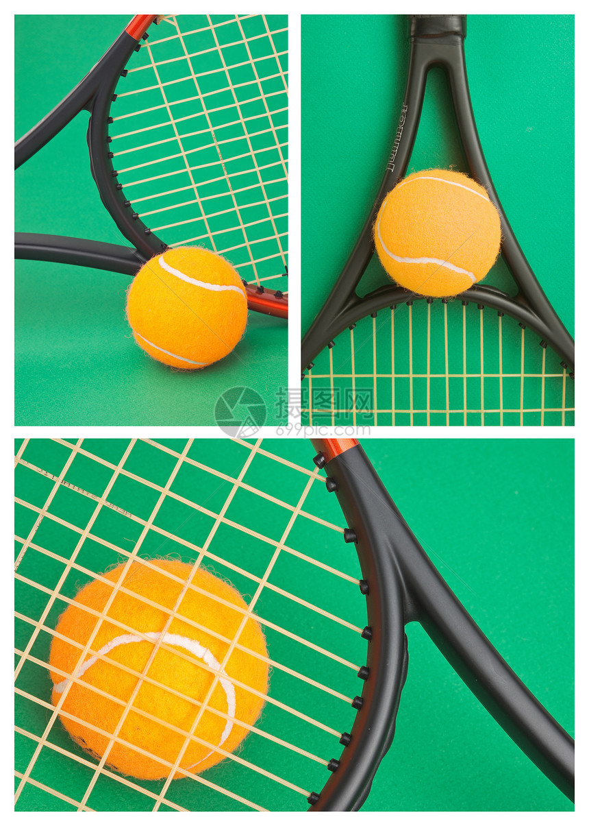 网球和球法院草地字符串娱乐绿色圆形球拍锦标赛竞赛爱好图片