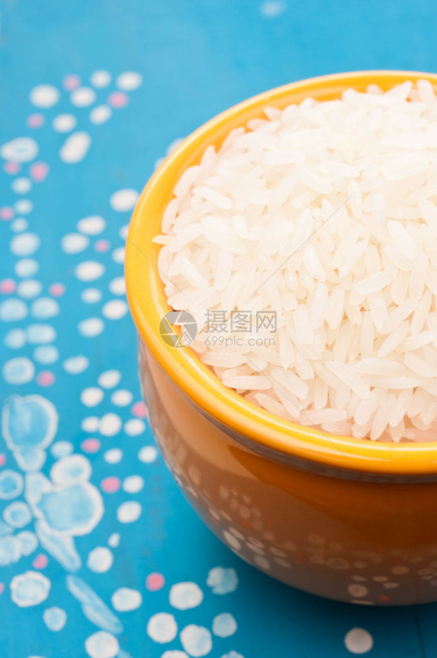 碗中大米粮食文化碳水化合物谷物烹饪美食盘子香米宏观图片