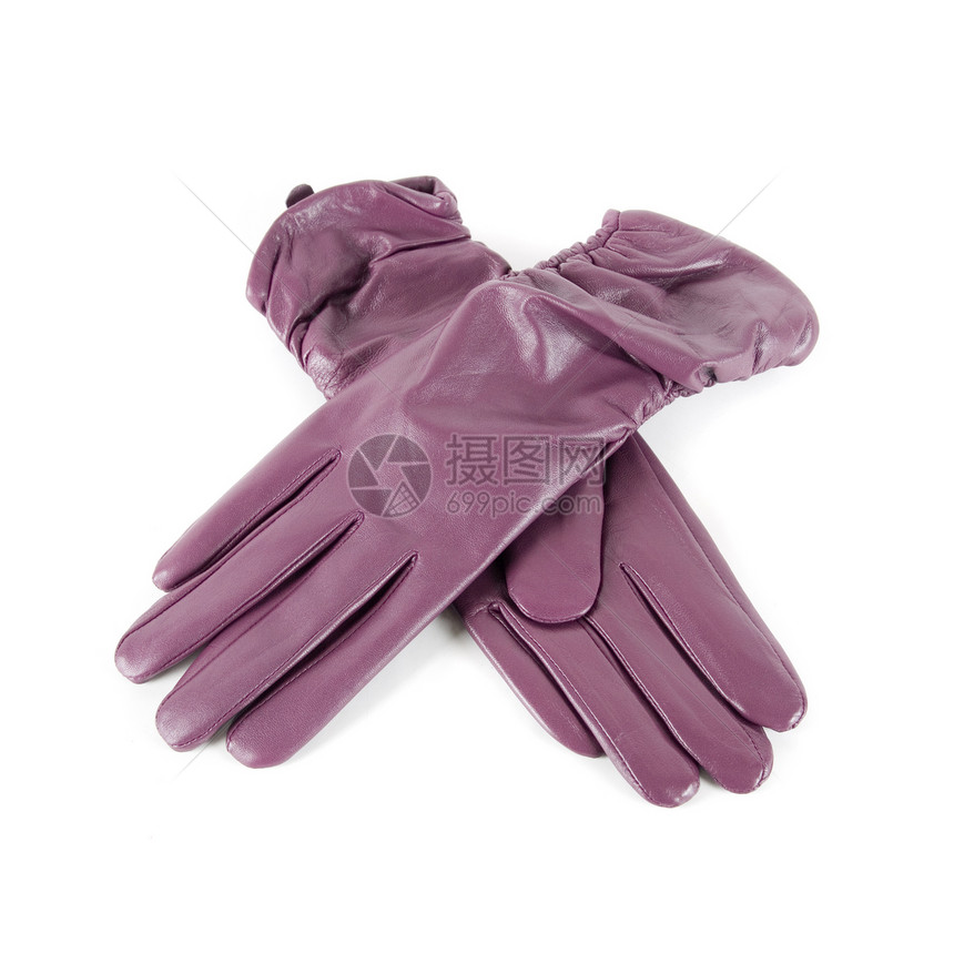 女性皮手套羊毛男性紫色季节拇指棕榈季节性材料男人衣服图片
