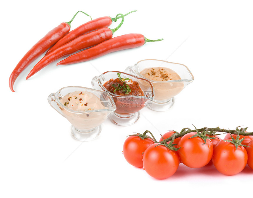 天然番茄酱营养香料胡椒饮食食物蔬菜团体辣椒液体玻璃图片