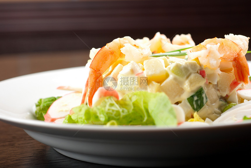 海沙拉饮食重量胡椒营养青菜宏观小吃烹饪土豆树叶图片