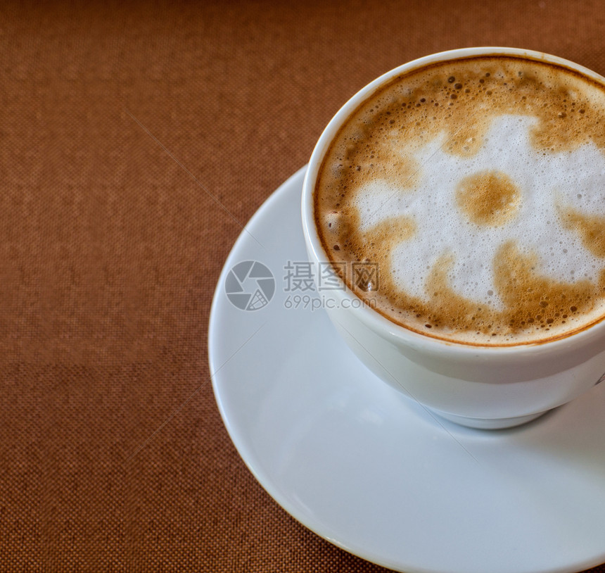 卡布奇诺时间粮食飞碟牛奶巧克力叶子咖啡师咖啡店早餐午餐泡沫图片