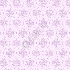 无缝裁缝花类模式紫色条纹墙纸绘画插图叶子装饰创造力背景图片