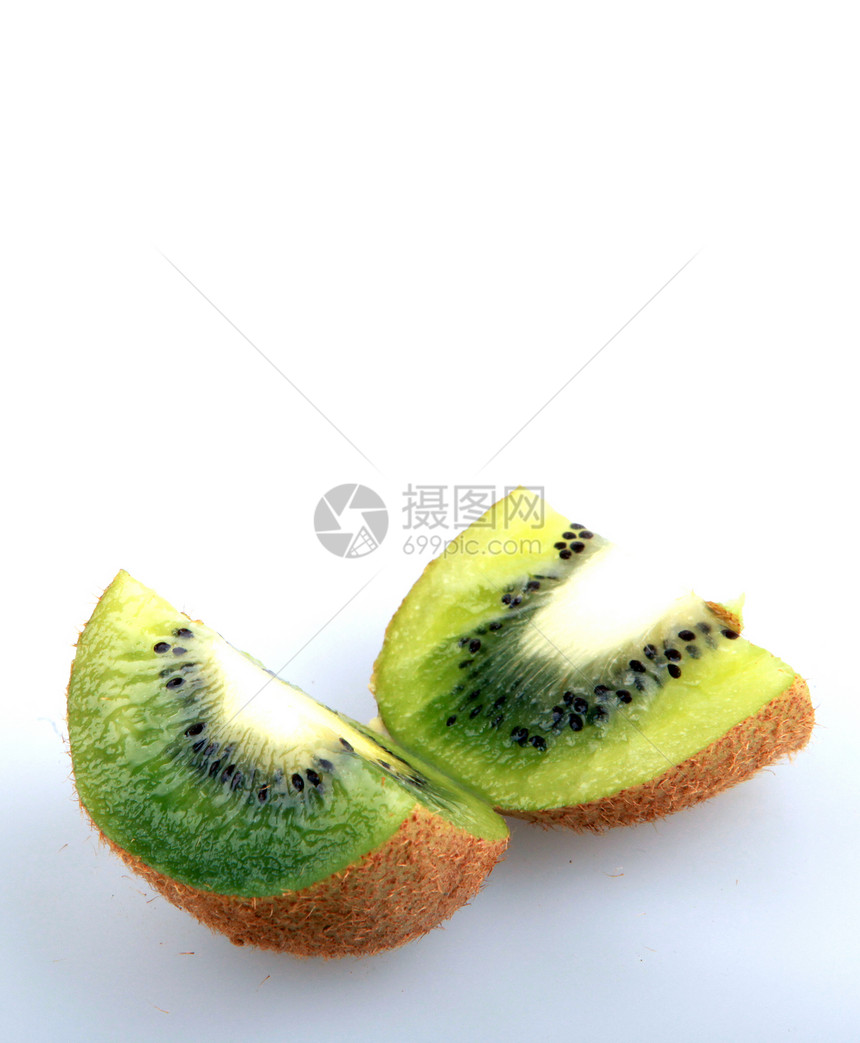 Kiwi 水果异国情调食物小吃饮食种子果汁热带甜点宏观图片