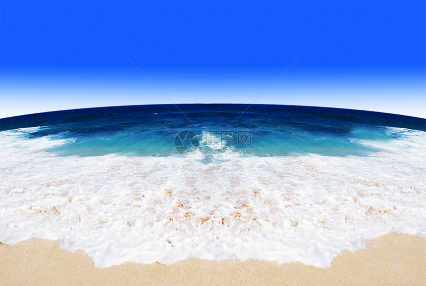 沙滩海滨背景支撑热带海岸冲浪晴天海洋太阳天堂海滩放松图片