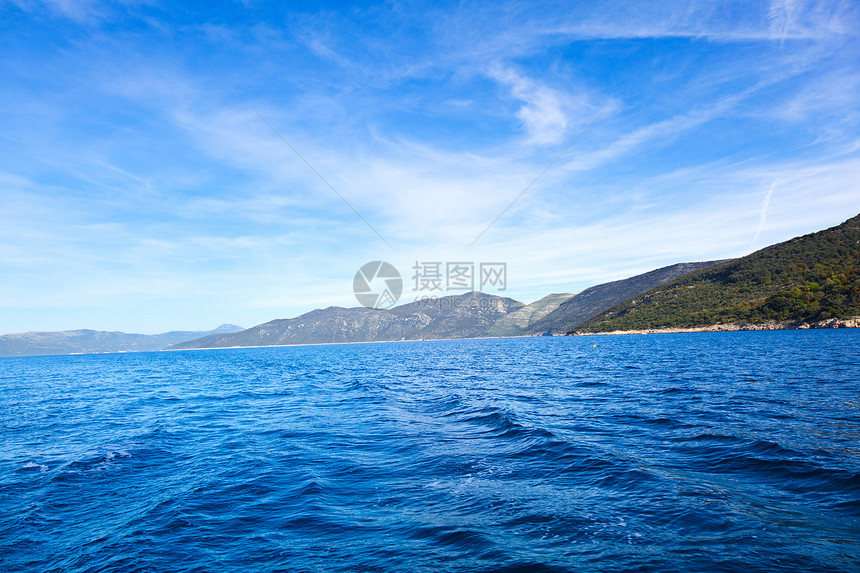 亚得里亚海海岸伊斯里安部分照片蓝色半岛天空孔隙海岸海岸线支撑沿海旅游游客图片