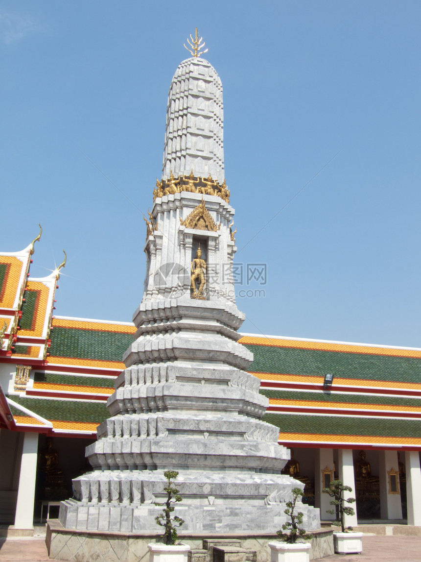 泰国寺庙的佛教和泰国艺术风格星星精神旅行佛教徒建筑文化教会车轮天空辐射图片