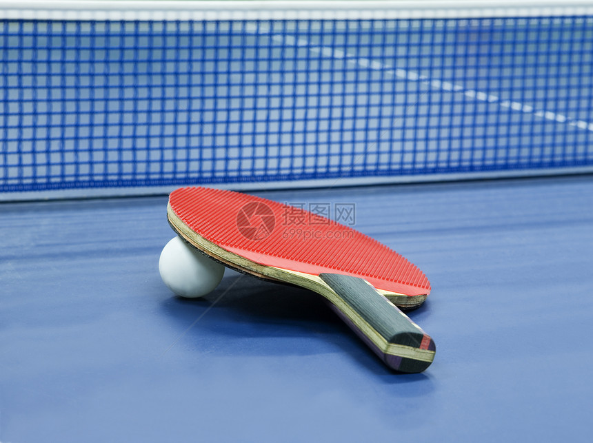表 网球蓝色球拍对象爱好摄影白色消失休闲运动乒乓图片