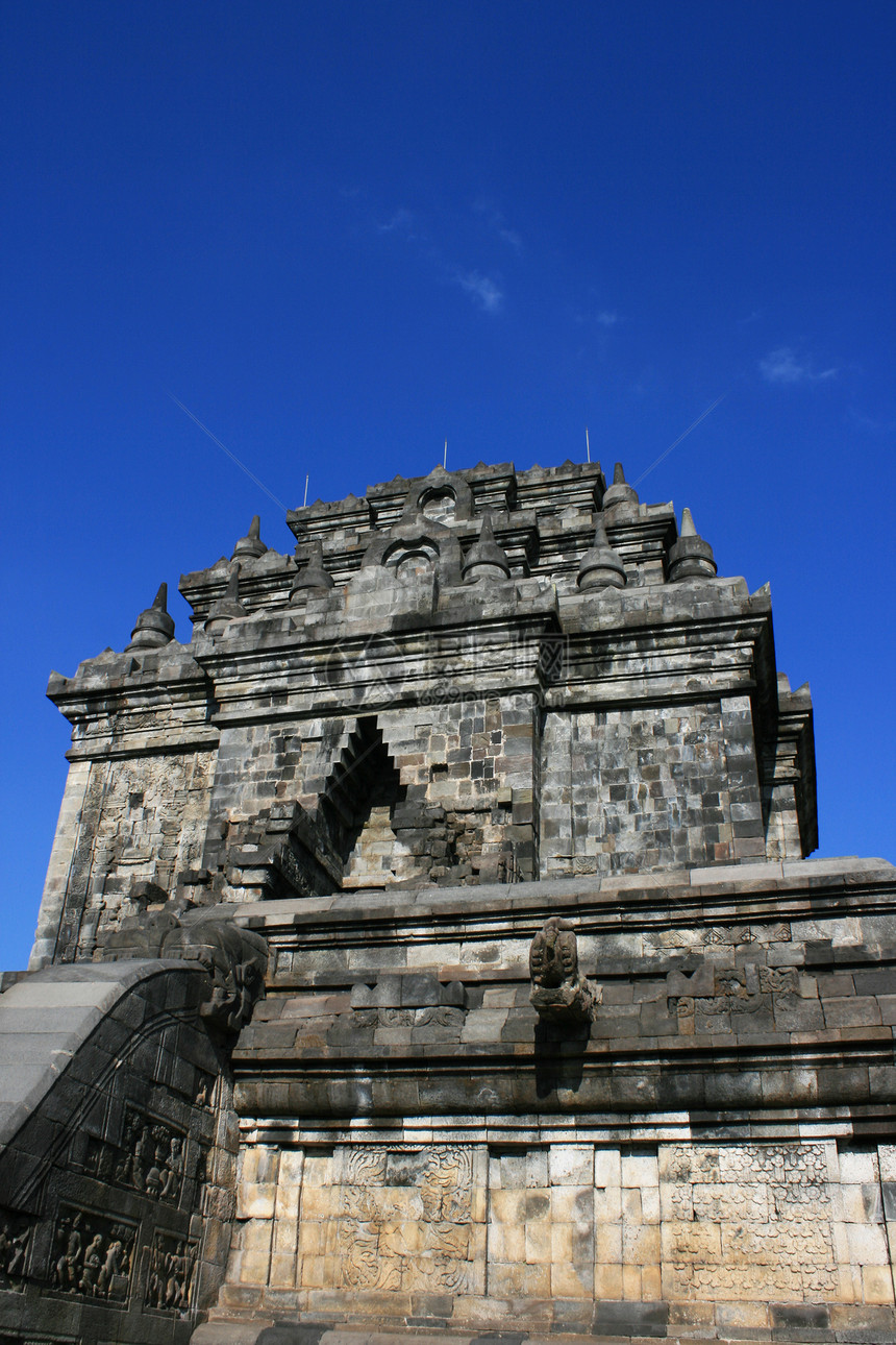 旧寺庙旅游艺术游客建筑学废墟雕像宗教天空文化历史图片