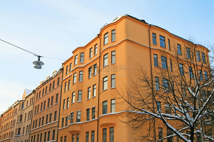 斯德哥尔摩市中心住宅楼群的建造情况图片