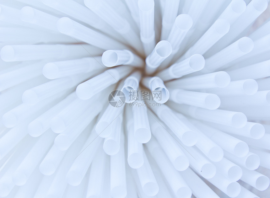 背景白稻草的白色模式派对液体乐趣流行音乐圆圈果汁条纹塑料管子圆形图片