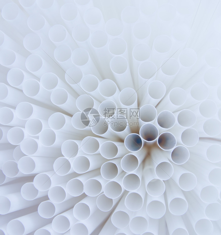 背景白稻草的白色模式圆圈流行音乐果汁塑料收藏条纹圆形管道派对乐趣图片