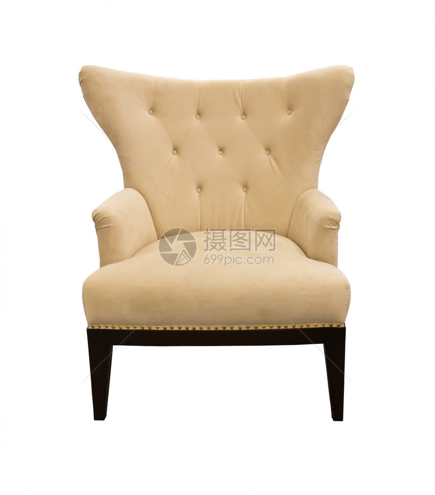 孤立的棕色沙发风格蓝色皮革家具衣服雕刻座位装饰奢华插图图片