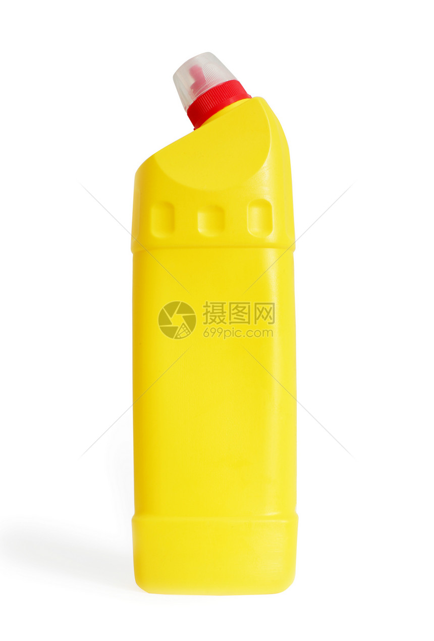 黄色瓶红色工具洗衣洗涤剂液体治疗房子塑料卫生打扫图片