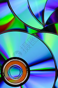 特写  上 CD 纹理光学光盘仓库电视白色反射阳光数据娱乐剪裁背景图片