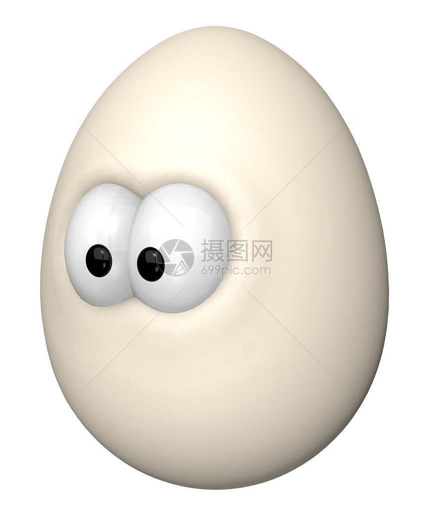 有趣的鸡蛋烹饪食品白色蛋壳产品生活食物农场插图眼睛图片