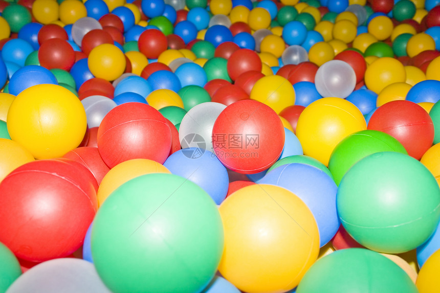 彩色塑料球图片