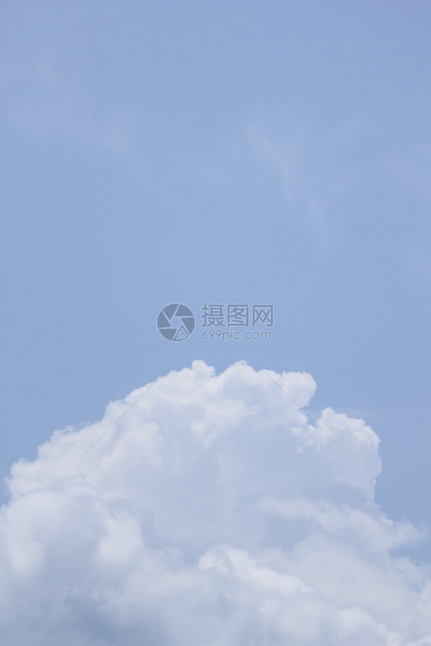 蓝色天空的白云空气天堂天气白色阳光图片