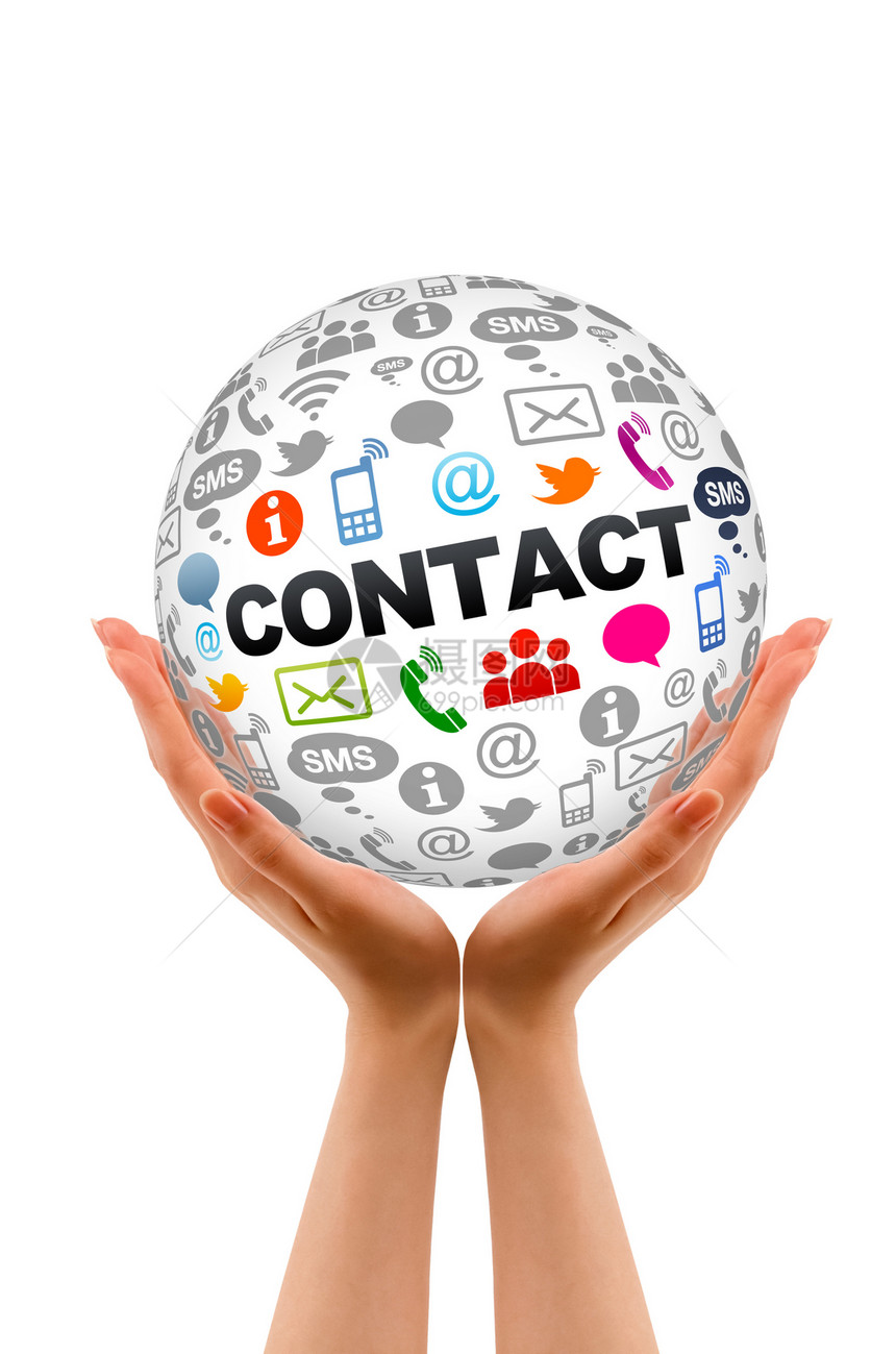联系我们服务热线商业电话手指短信听筒网络身体电子邮件图片