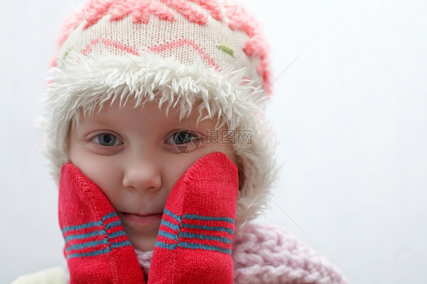 寒冷女性围巾季节手套悬崖孩子衣服图片