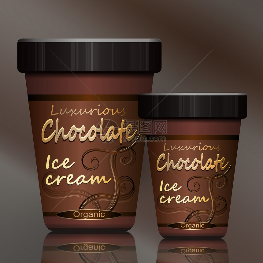 巧克力冰淇淋奶油营养奶制品产品育肥食物味道甜点棕色浴缸图片