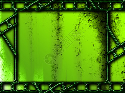 绿色背景 带照片胶片框背景图片