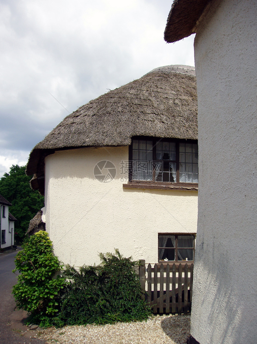 联合王国英国英格兰的村庄家园英语街道石头国家遗产住房财产建筑学栅栏房子图片