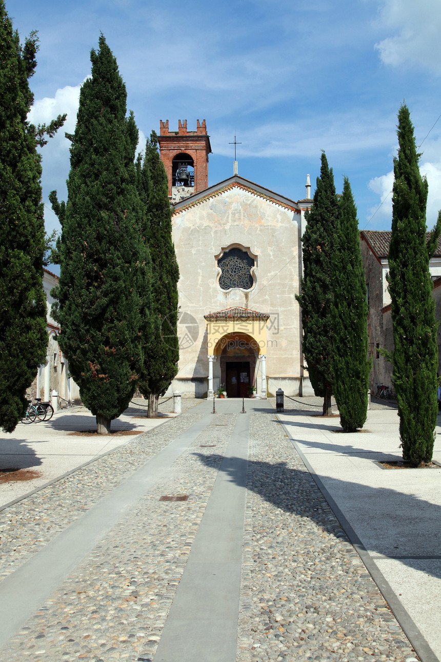 的修道院回廊首都笨蛋和尚圣堂橄榄坦宗教武士图片