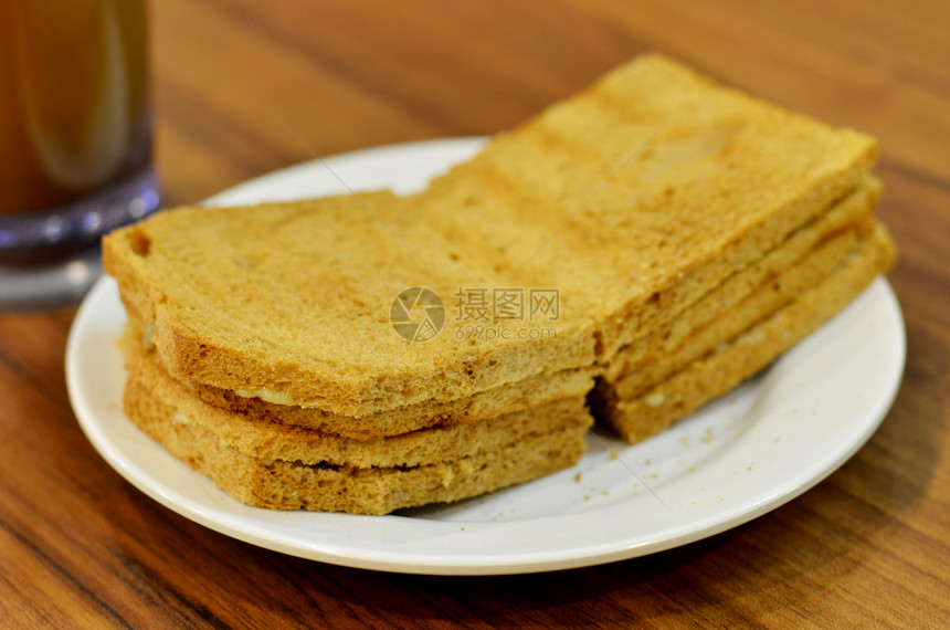 烧烤面包食物小吃甜点奶油盘子营养服务黄油饮食早餐图片