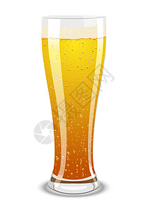 贮藏啤酒啤酒杯矢量插图黄色泡沫棕色干杯啤酒厂气泡啤酒白色液体草稿插画