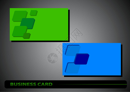 名片名卡蓝色钻石公司商业广告创造力办公室空白绿色横幅背景图片