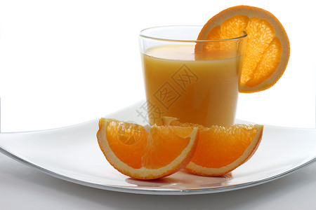 橘橙汁背景图片