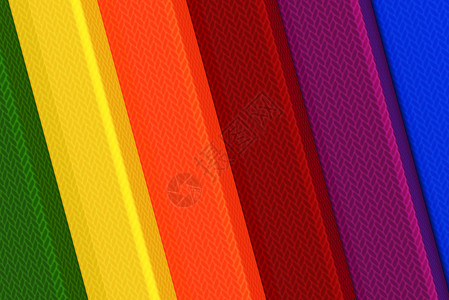 3D彩虹元素背景图片