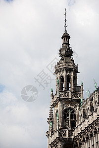 布鲁塞尔大广场国王宫 布鲁塞尔雕像建筑外观大市场雏室旅行旅游外景建筑物城市背景图片
