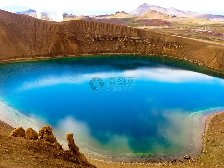 蓝晶湖图片