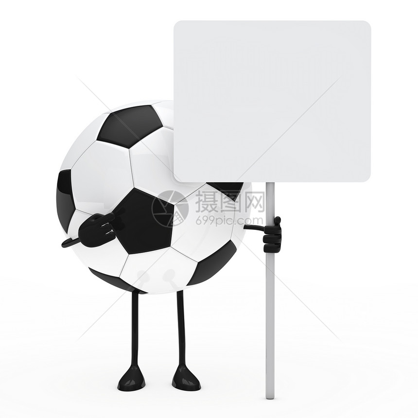 足球数字持有广告牌白色锦标赛游戏推介会招牌运动时间木板手指广告图片