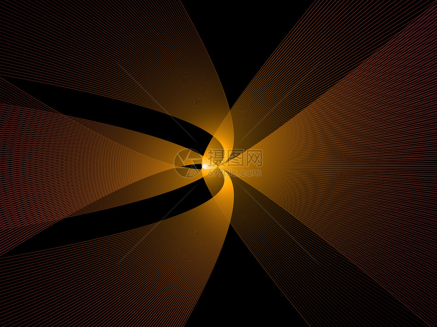 几何线模式橙子拓扑几何学墙纸黄色数学网格图片