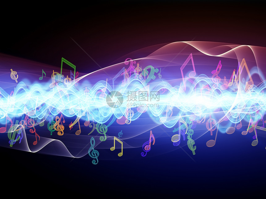 音乐能量的颜色歌曲笔记射线音乐会舞蹈墙纸活力图片
