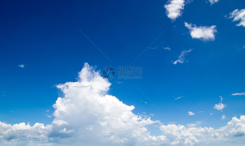 蓝蓝天空天堂晴天天气气候蓝天季节雨云水分太阳云景图片