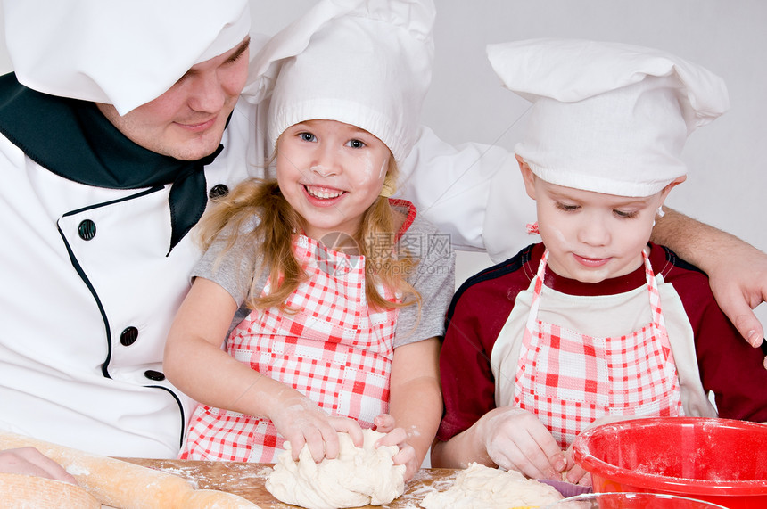厨师围裙辫子美食快乐食物面粉情感男生包子家庭图片