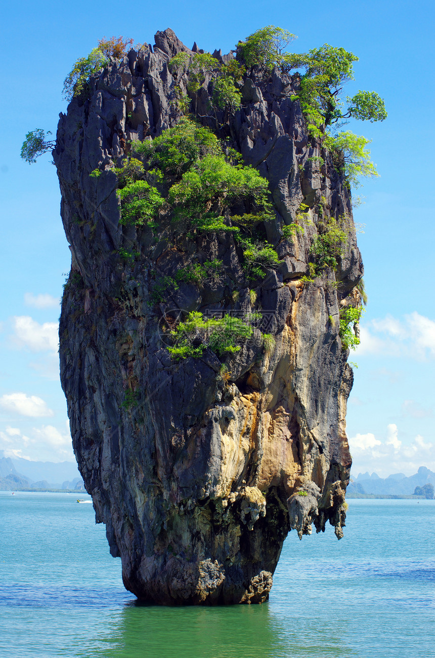 泰王国的果酱债券岛构造天堂记忆地质旅行历史树叶环境海滩拍摄图片