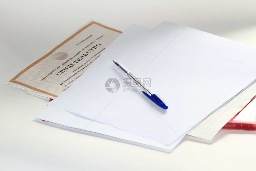 商业商务文件宣言法律白色证据国家公民工作铅笔项目预算图片